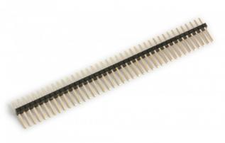 Male header 1.27mm 1x40p @ electrokit