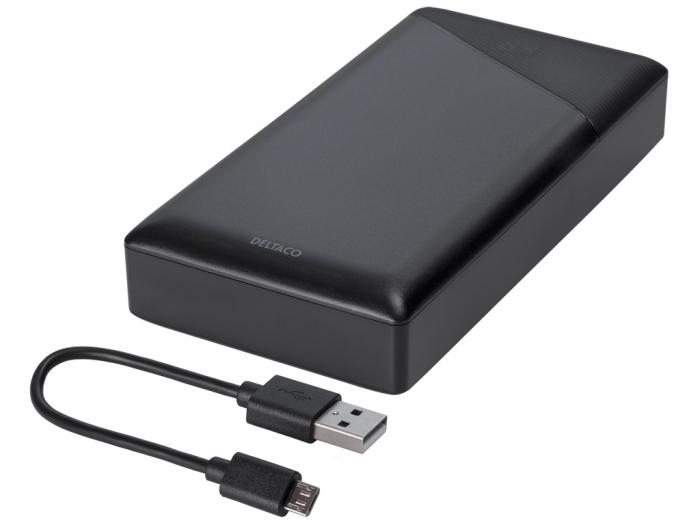 Powerbank 20000mAh 18W 1x USB-A 1x USB-C @ electrokit (2 of 3)
