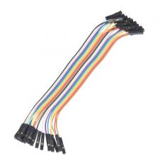 Jumper wires 20-pin 30cm female/female @ electrokit