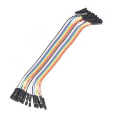 Labbsladd 20-pin 15cm hona/hona @ electrokit