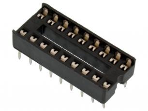 DIL-socket 18-pin @ electrokit