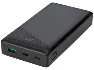 Powerbank 20000mAh 18W 1x USB-A 1x USB-C @ electrokit