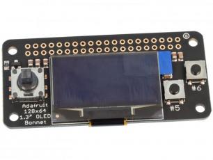 Adafruit 128x64 OLED för Pi Zero @ electrokit