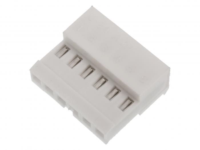 MTA-100 socket connector 2.54mm 6-p @ electrokit (1 of 3)