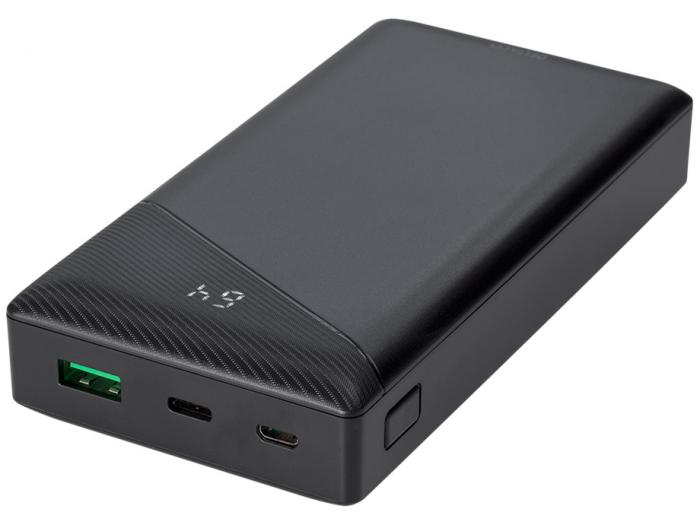 Powerbank 20000mAh 18W 1x USB-A 1x USB-C @ electrokit (1 av 3)
