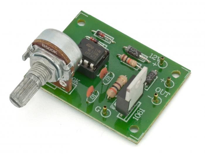 DC-motorstyrning / LED-dimmer 15V 0.5A @ electrokit (1 av 1)