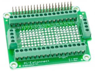 Pi-EzConnect Anslutningskort för Raspberry Pi @ electrokit