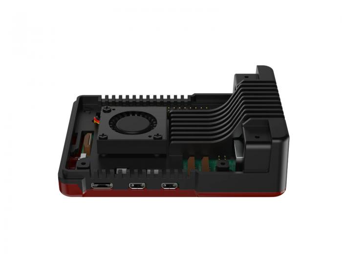Argon NEO inbyggnadslåda för Raspberry Pi 5 svart/röd @ electrokit (7 av 11)