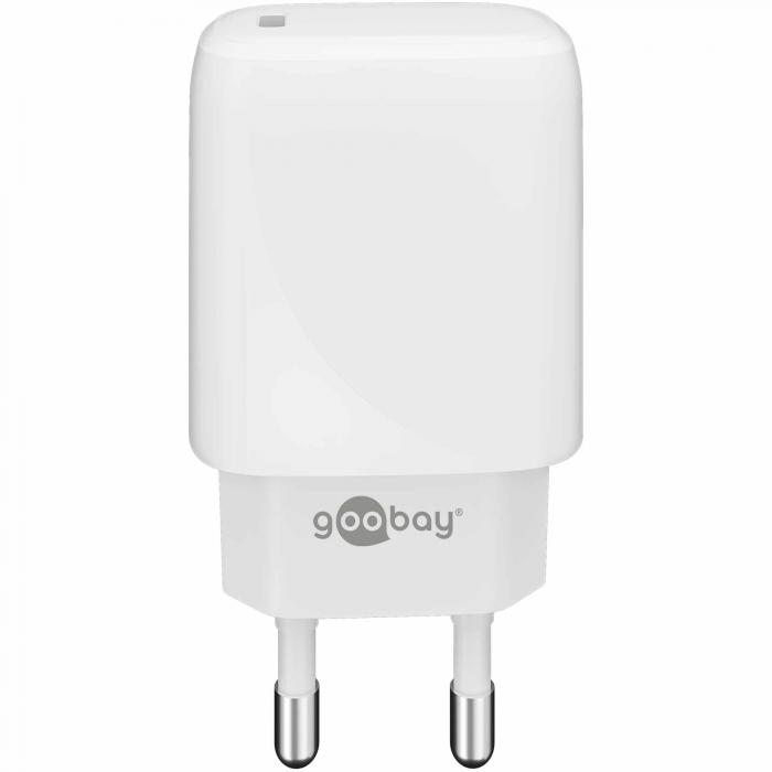 USB-C PD charger 20W 3A white @ electrokit (2 of 3)
