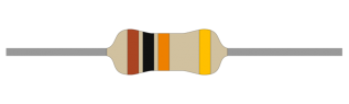 Resistor 1W 5% 10kohm (10k) @ electrokit