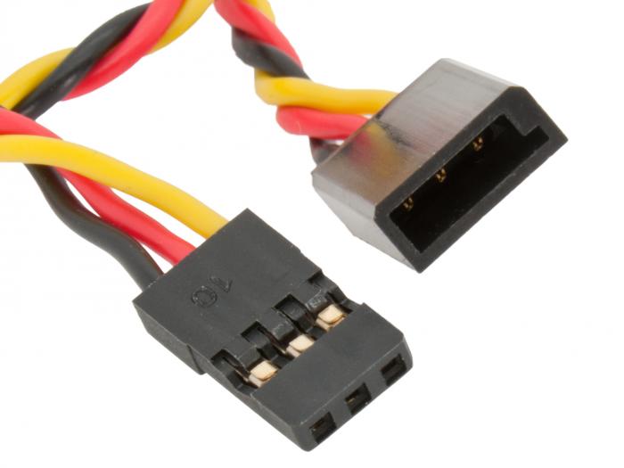 Twisted 22AWG JR Servo Extension Lead Wire (R O B) 1meter Buy Online At