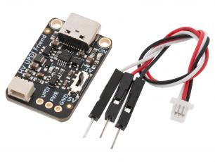 Adafruit High Voltage UPDI Friend - USB Serial UPDI Programmer @ electrokit