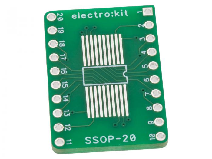 Adapterkort SO-20 / TSSOP-20 - DIP-20 @ electrokit (2 of 2)