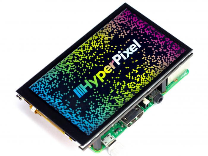 HyperPixel 4.0 LCD fr Raspberry Pi - med touch @ electrokit (2 av 4)