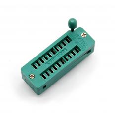 ZIF socket 20-pin 0.3" @ electrokit