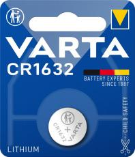 CR1632 batteri litium 3V Varta @ electrokit