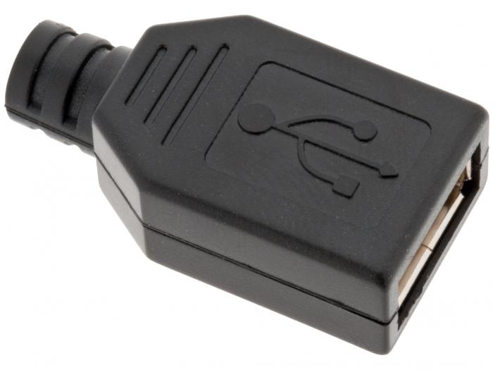USB A-hona kabel @ electrokit (1 av 4)