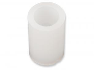 Spacer M4 10mm plastic white @ electrokit