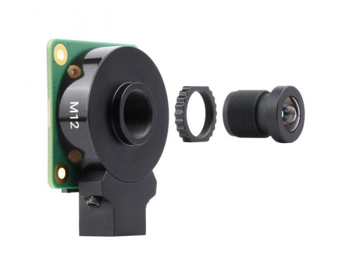 3.5mm vidvinkel-lins fr Raspberry Pi kameror med M12-fste @ electrokit (4 av 9)
