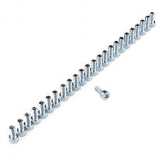 Machine screw socket head 6-32 5/16" 25-pack @ electrokit