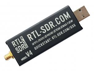 RTL-SDR receiver dongle (v4) @ electrokit