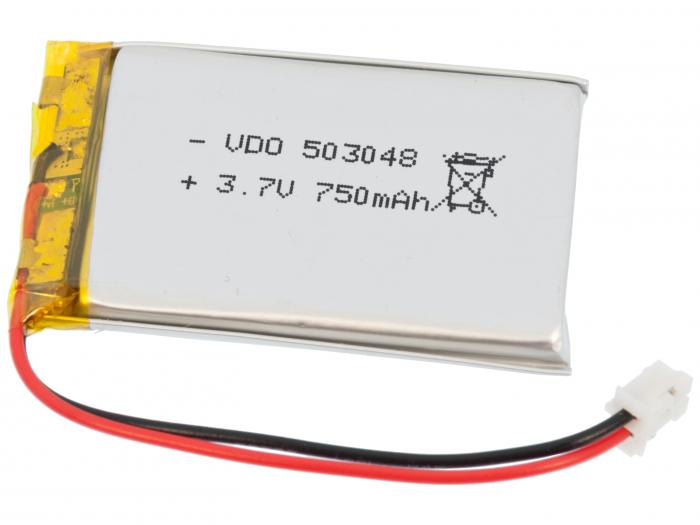 Batteri LiPo 3.7V 750mAh @ electrokit (1 av 1)