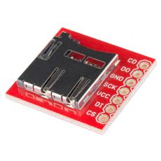 Test board for microSD incl connector @ electrokit