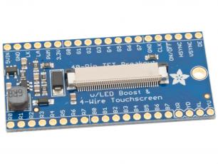 40-pin TFT Friend - FPC Breakout with LED Backlight Driver @ electrokit