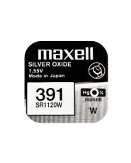 Knappcellsbatteri silveroxid 381/391 SR1120 Maxell @ electrokit