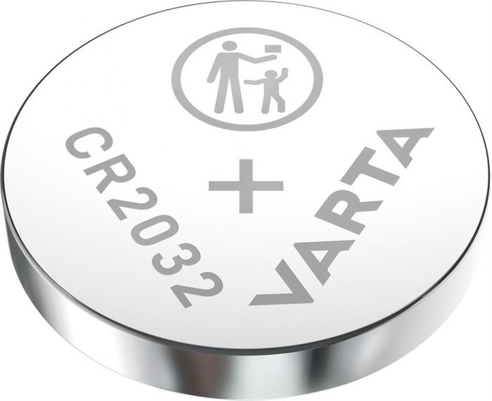 CR2032 batteri litium 3V Varta @ electrokit (2 av 2)