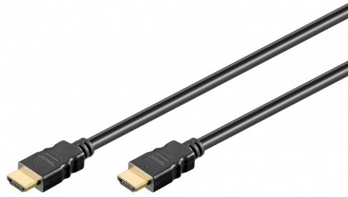 HDMI 2.0 kabel (4K@60Hz) 1m svart @ electrokit (1 av 1)