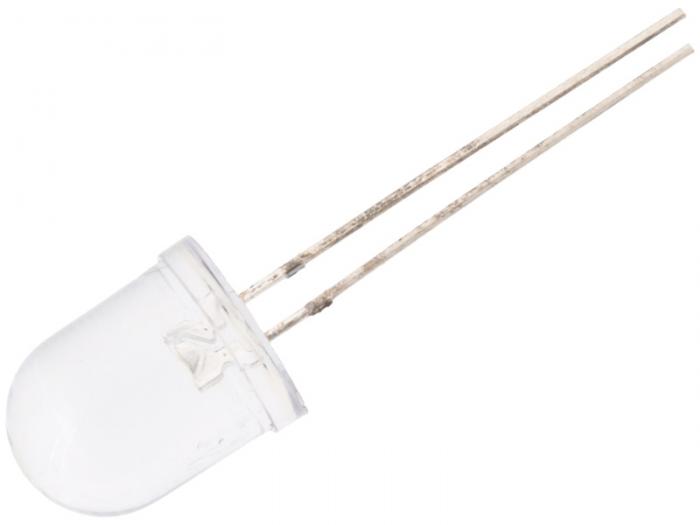 Alessi 10mm Clear Red LED Lights – Superbright – 1.8V-2.0V – 10 Piece Lot