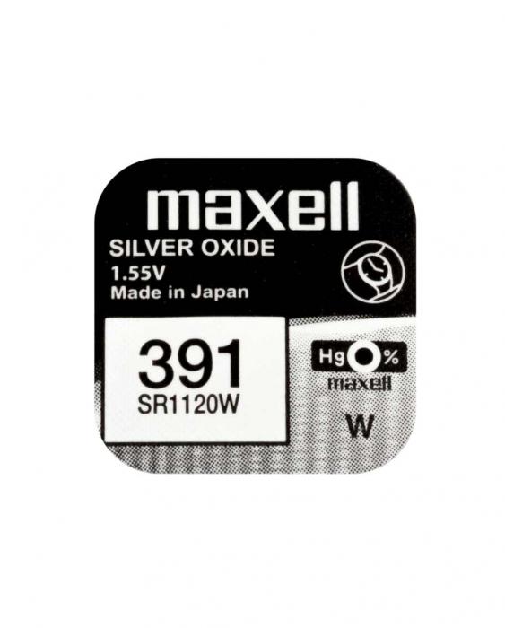 Button cell silver oxide 381/391 SR1120 Maxell @ electrokit (1 of 2)