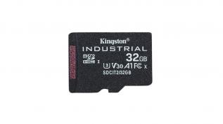 Minneskort microSDHC 32GB Industrial grade Kingston @ electrokit