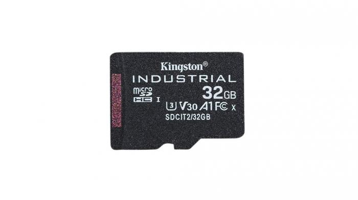 Minneskort microSDHC 32GB Industrial grade Kingston @ electrokit (1 av 1)