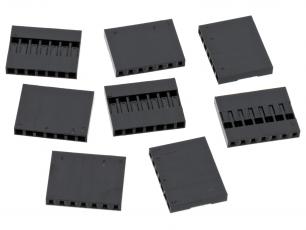 Contact housing 2.54mm 1x7-pin 10-pack @ electrokit