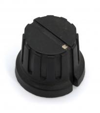 Knob black ø20x15 @ electrokit