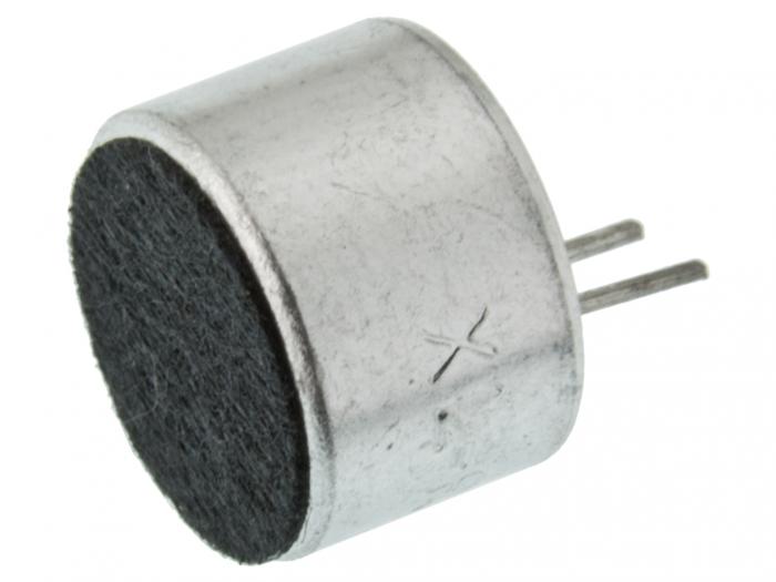 Electret microphone 9.7 x 6.7 mm @ electrokit (1 of 4)