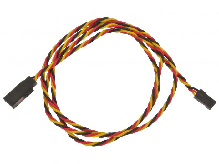 Servo extension cable twisted Hitec AWG22 36