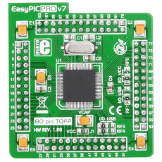 EasyPIC PRO v7 MCUcard with PIC18F8722 @ electrokit