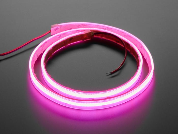LED strip 1m diffus - rosa @ electrokit (3 av 3)