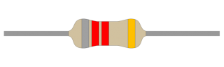 Resistor 1W 5% 8.2kohm (8k2) @ electrokit