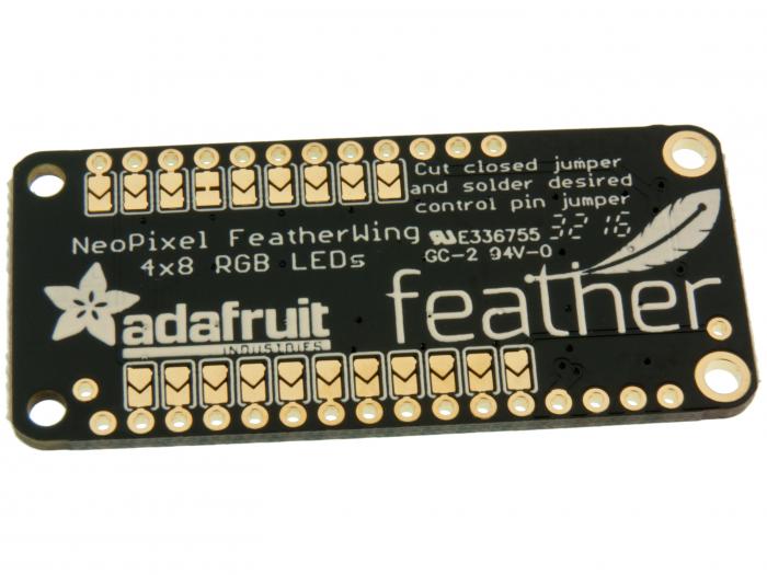 NeoPixel FeatherWing - 4x8 RGB LED @ electrokit (2 av 3)