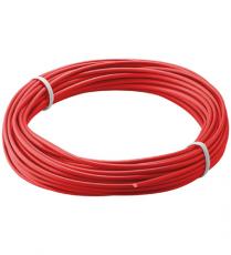 Hook-up wire 0.14mm2 red 10m @ electrokit