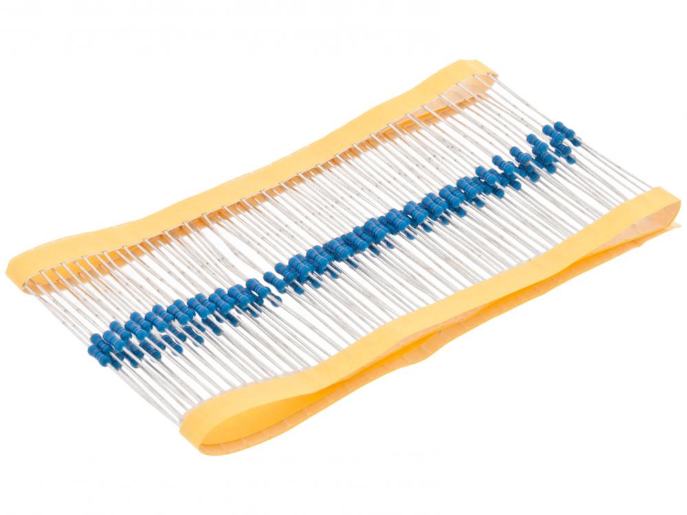 Sourcing Map 100 Stück Kohleschichtwiderstände – 1,2 KOhm, 0,25 W, ±5% – Axial, 4 Farbringe, Für Präzise Elektronik