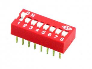 DIP switch 8-pos @ electrokit