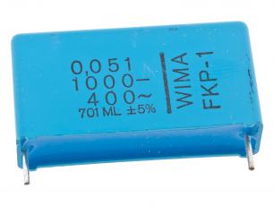 Kondensator 51nF 1000V 37.5mm @ electrokit