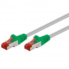 S/FTP Cat6 crossover patch cable 2m grey LSZH Cu @ electrokit