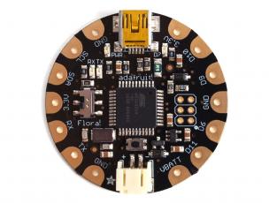 Adafruit FLORA micro controller for wearables @ electrokit