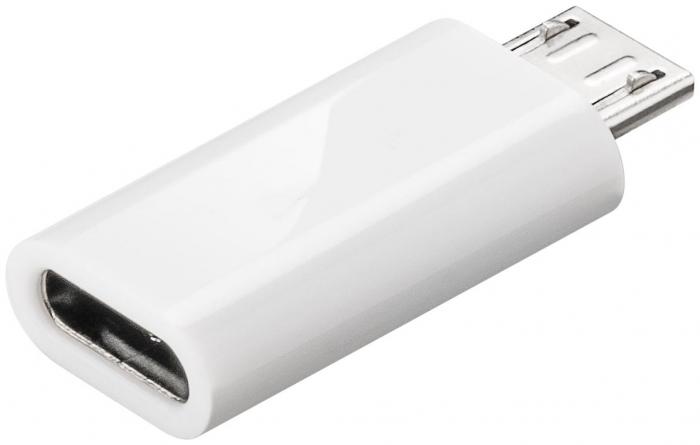 micro-USB hane till USB-C hona adapter @ electrokit (1 av 2)
